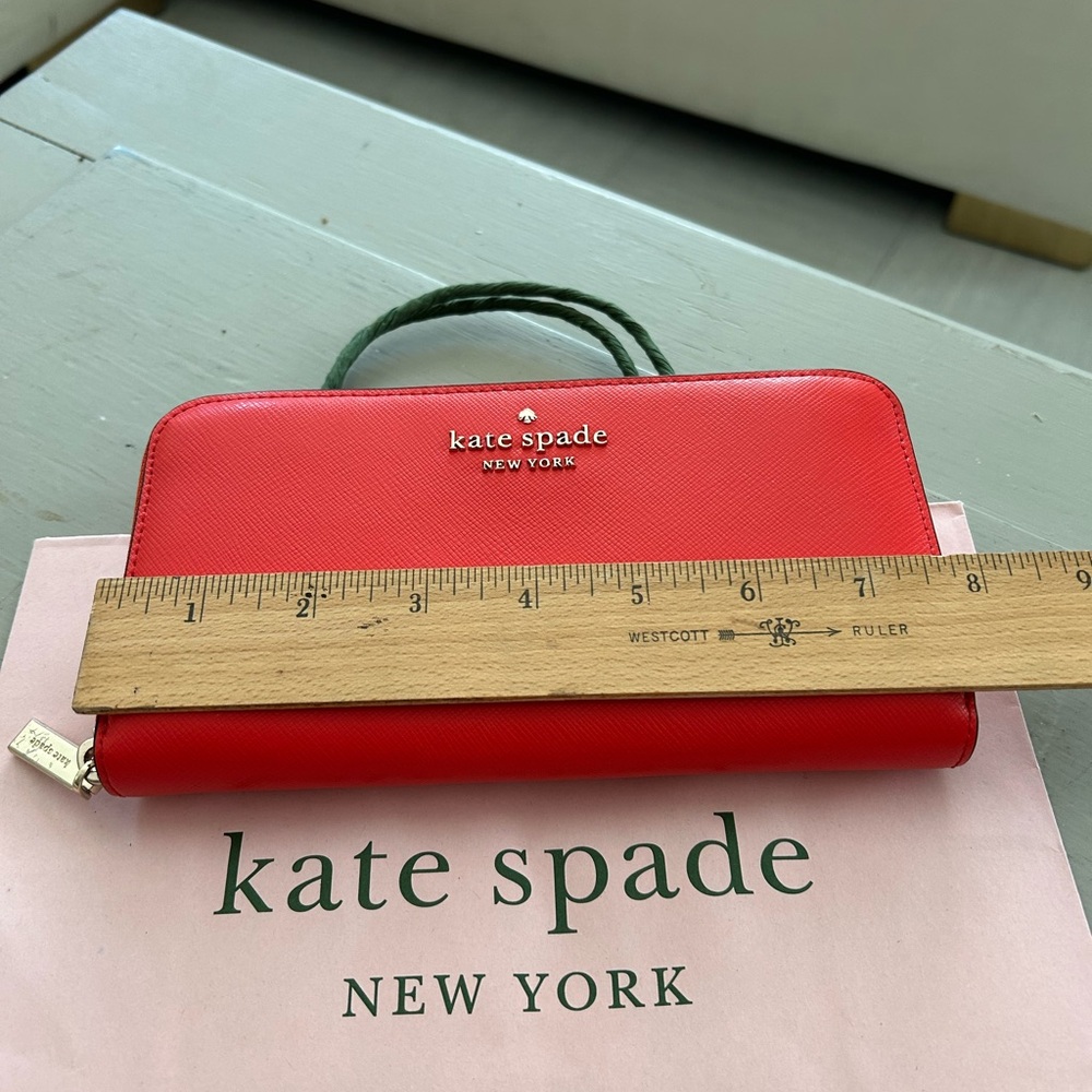 Kate Spade Red-Orange Wallet